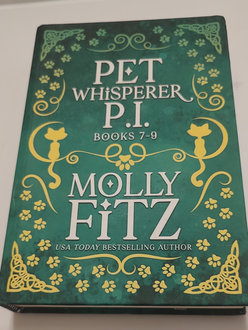 Pet Whisperer P.I. Books 7-9by Molly Fitz - Green & Gold Hardcover